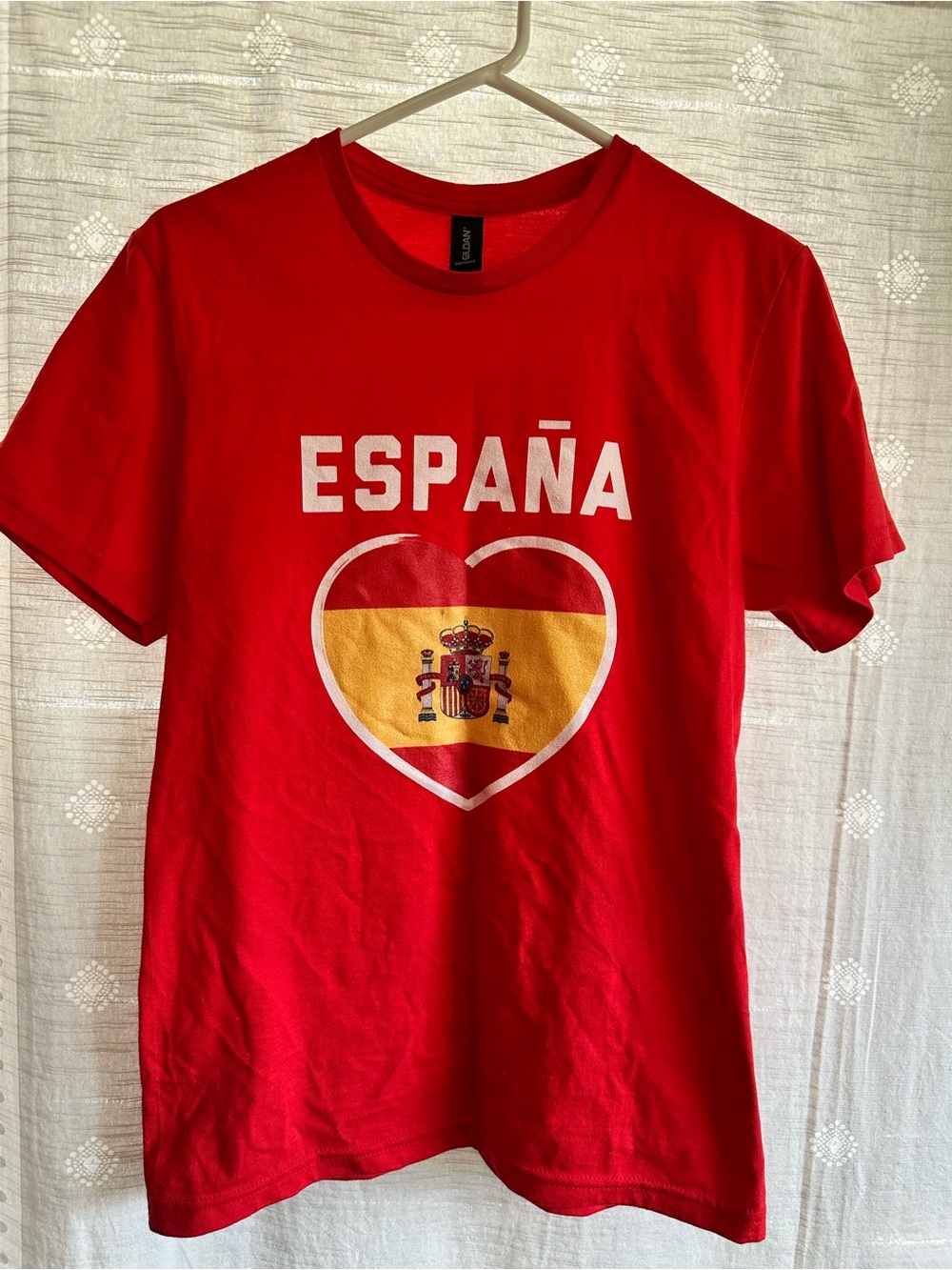 Red España Heart Graphic Tee